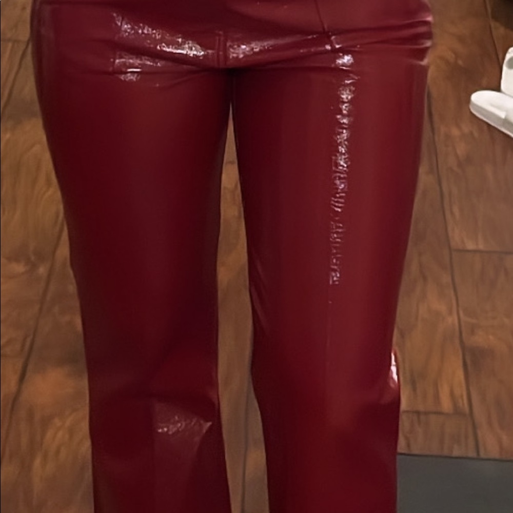 Princess polly red pleather pants